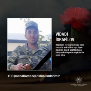 Düşmənə dərs keçən növbəti şəhid müəllim
