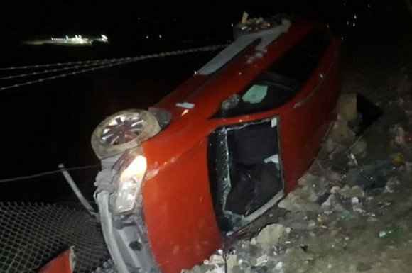 Bakıda Chery dərəyə aşdı, 1 nəfər xəsarət aldı