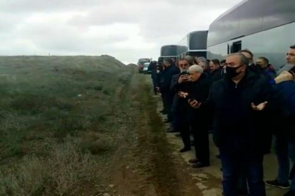 Media rəhbərləri və sosial media aktivistləri Ağdamdakı “İmarət” stadionuna baş çəkiblər