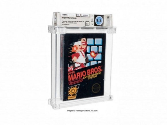 “Super Mario Bros.” oyununun nadir nüsxəsi 660 min dollara satılıb