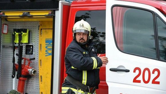 Rusiya Daxili İşlər Nazirliyinin binasında yanğın baş verib