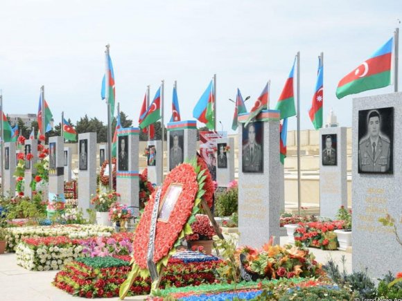 Şəhid Polad Həşimov və İlqar Mirzəyevin anım mərasimi keçirilir - FOTOlar