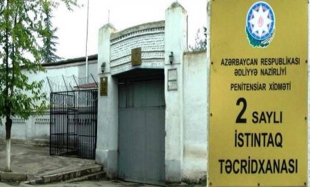2 saylı İstintaq Təcridxanasının rəis müavini keyf edir - VİDEOFAKT