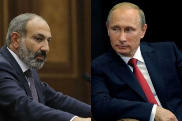 Putin və Paşinyan Qarabağdakı vəziyyəti müzakirə ediblər