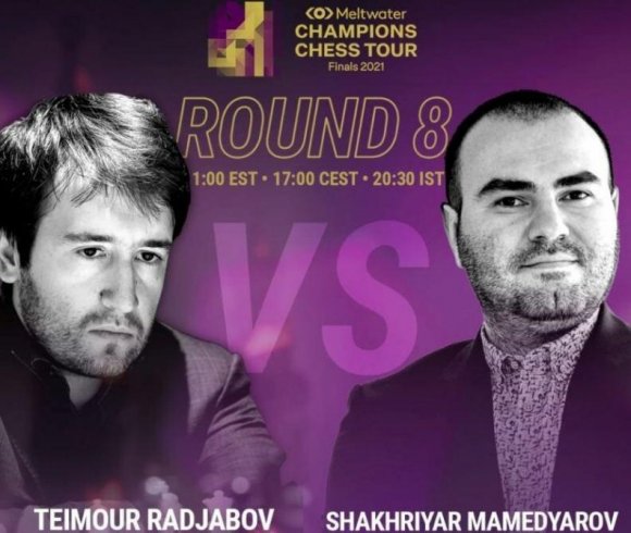 “Champions Chess Tour”: Teymur Rəcəbov Şəhriyar Məmmədyarova qalib gəlib