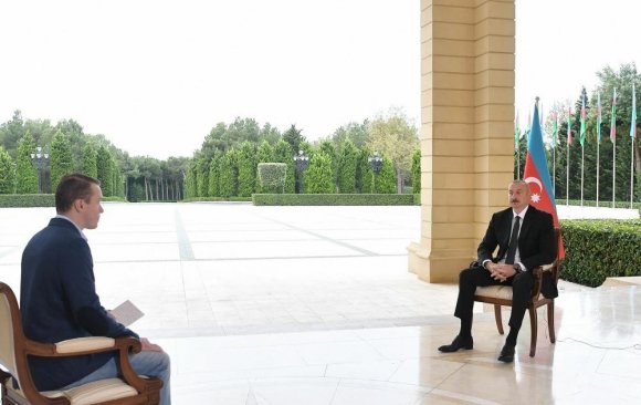 Zəfər xronikası: 6 oktyabr 2020-ci il Prezident İlham Əliyevin Rusiyanın “Pervıy Kanal” televiziyasına müsahibəsi