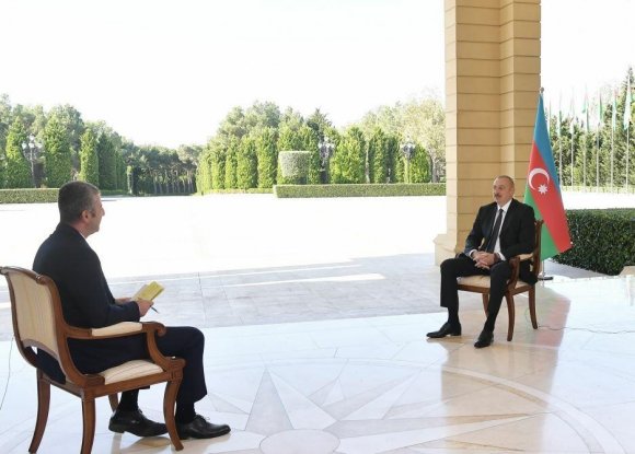 Zəfər xronikası: 7 oktyabr 2020-ci il Prezident İlham Əliyevin CNN-Türk televiziyasına müsahibəsi - VİDEO - FOTO
