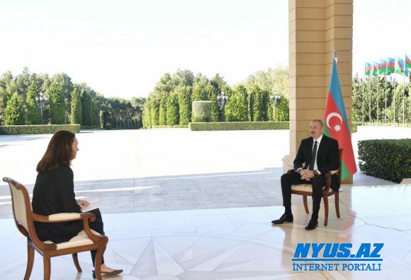 Zəfər xronikası 14 oktyabr 2020-ci il: Prezident İlham Əliyevin “France 24” televiziya kanalına müsahibəsi - FOTO