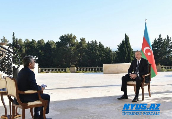 Zəfər xronikası 16 oktyabr 2020-ci il: Prezident İlham Əliyev Türkiyənin “A Haber” televiziya kanalına müsahibəsi - FOTO