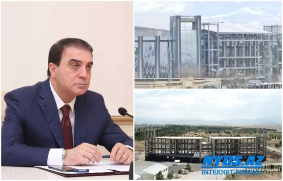 Niyazi Bayramov Gəncədə dövləti belə talayır - İdman Sarayının tikintisi adı ilə...