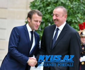 Əliyevdən Makrona təbrik məktubu
