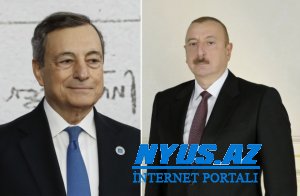 İlham Əliyev və Mario Draqi Ukraynanı və ikitərəfli əməkdaşlığı müzakirə etdilər