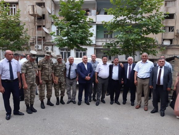 Zəfər tarixinin qəhrəmanları ilə möhtəşəm görüş - FOTO