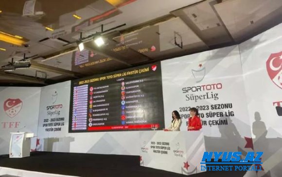 Türkiyə Superliqasında yeni mövsümün püşkü atıldı