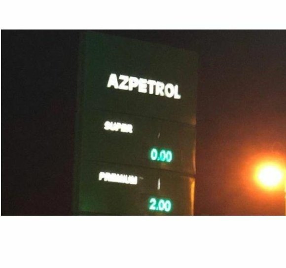 Azərbaycanda Aİ-95 benzininin qiyməti dəyişib