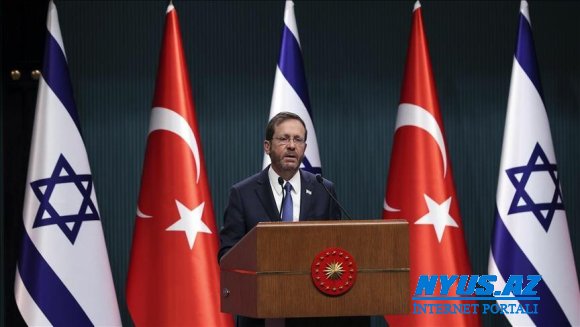 İsrail Prezidenti Türkiyədən məmnunluğunu ifadə edib