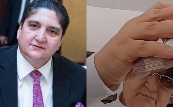 Bilal Əliyev canlı yayımda pullarını nümayiş etdirdi