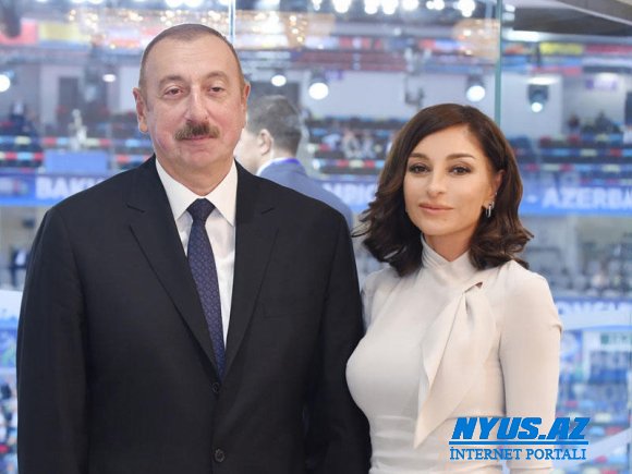 Prezident və birinci xanım İslamiadada uğur qazanmış idmançılarla görüşüblər