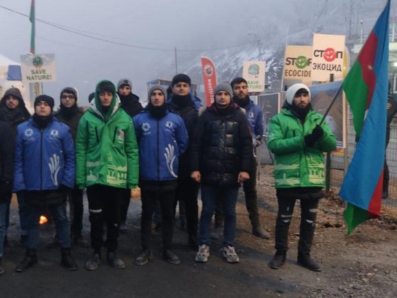 Xankəndi yolunda etirazlar 41 gündür davam edir