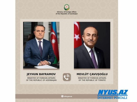 Ceyhun Bayramov Çavuşoğlu ilə regional vəziyyəti müzakirə etdi