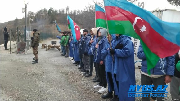 Laçın-Xankəndi yolunda etiraz aksiyası 110 gündür davam edir