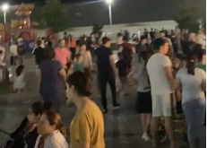 Bakıda zəlzələ oldu, hər kəs meydanlara axışdı! Xırdalandan görüntü