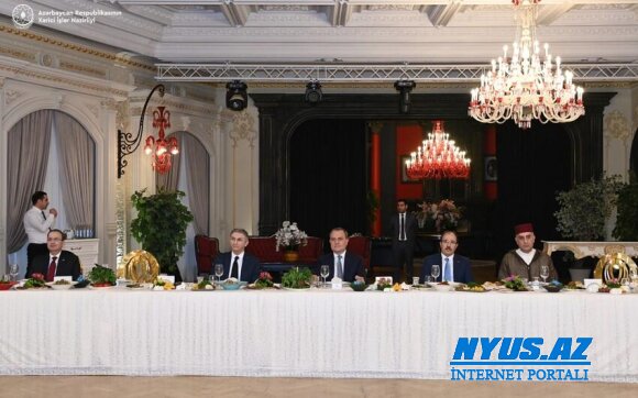 Ceyhun Bayramov iftar mərasimində iştirak etdi