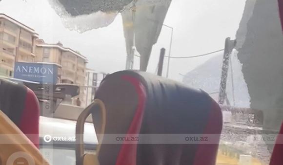 Türkiyədən Azərbaycana gələn sərnişin avtobusu qəzaya uğradı