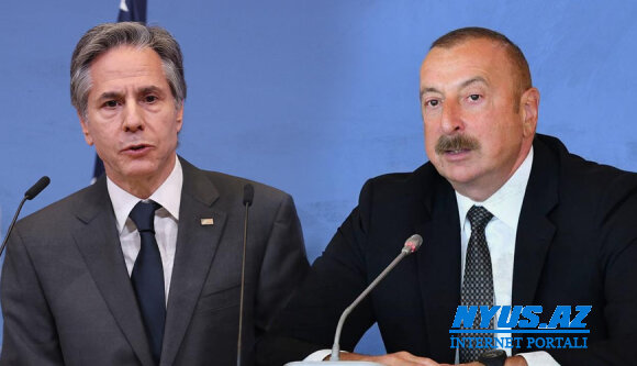 ABŞ dövlət katibi Entoni Blinken Prezident İlham Əliyevə zəng edib