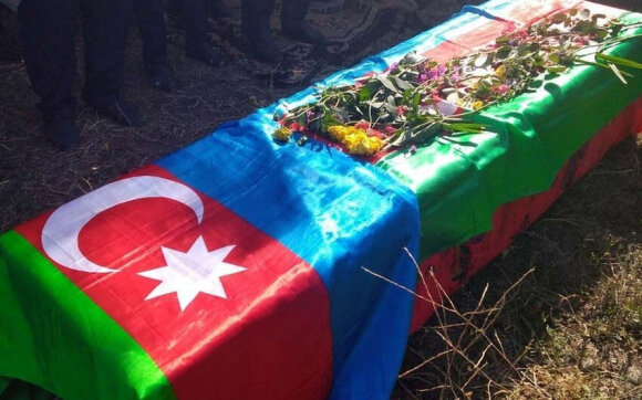 Həlak olan hərbçimizin - FOTOsu