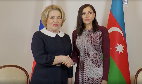 Mehriban Əliyeva Valentina Matviyenko ilə görüşdü