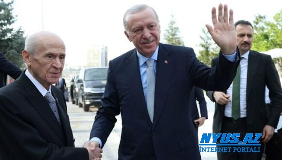 Ərdoğan Bahçelini evində ziyarət etdi