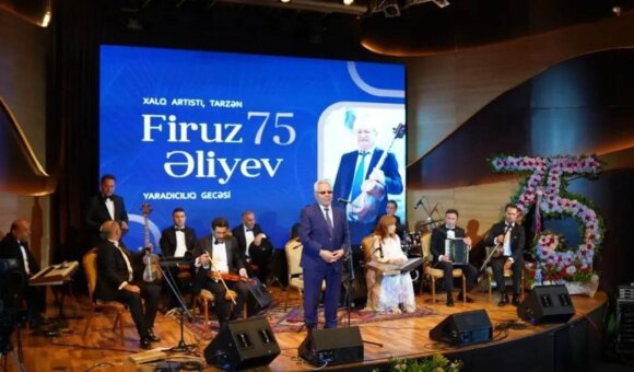 Xalq artisti, tarzən Firuz Əliyevin 75 illik yubileyi qeyd edilib