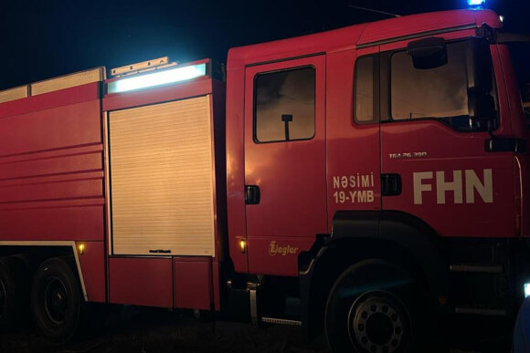 Bakıda məktəbdə yanğın oldu