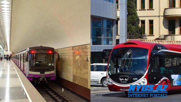 Bugündən metro və marşrutlarda gediş haqqı 60 qəpik oldu