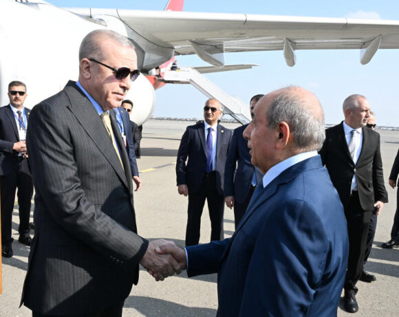 Ərdoğan Azərbaycana səfərə gəlib