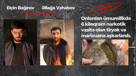 Onlayn narkotik alveri ilə məşğul olan şəxslər ələ keçdi