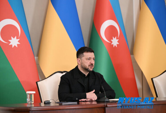 Volodimir Zelenski Prezident İlham Əliyevə təşəkkür edib