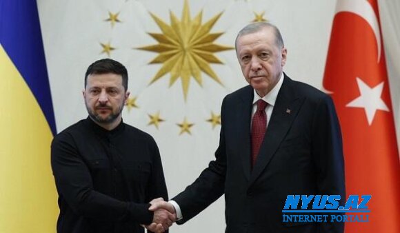 Ərdoğanla Zelenski arasında görüş başladı