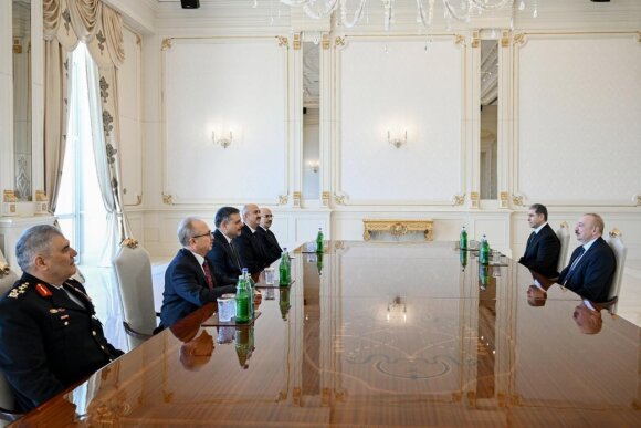 Prezident İlham Əliyev Türkiyənin daxili işlər nazirini qəbul edib - FOTO