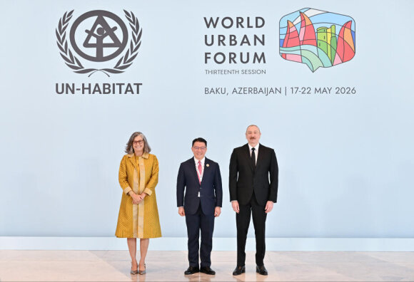 Prezident Bakıda Ümumdünya Şəhərsalma Forumunun 13-cü Sessiyasının açılış mərasimində iştirak edir - CANLI YAYIM