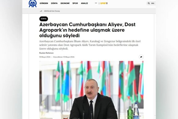 Dünya mediası Prezident İlham Əliyevin Zəngilanda çıxışı zamanı verdiyi mesajlardan yazır
