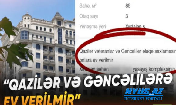 Kirayə mənzil elanındakı ayrı-seçkilik sakinlərin narazılığına səbəb oldu - VİDEO