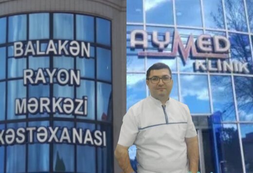 Dövlət xəstəxanasında yarımştat qeydiyyatda olan "AyMed" rəhbərinin "özbaşınalıqları"