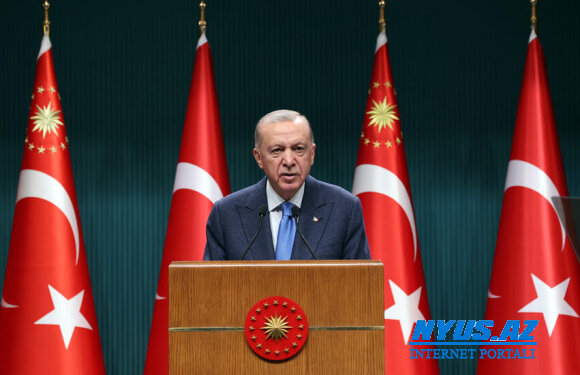 Azərbaycanla Ermənistan arasında davamlı sülhün bərqərar olmasını arzulayırıq - Ərdoğan