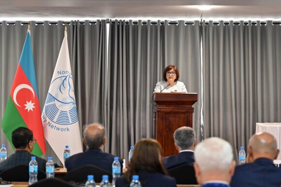 Sahibə Qafarovanın sədrliyi ilə Qoşulmama Hərəkatı Parlament Şəbəkəsinin koordinasiya iclası keçirilib