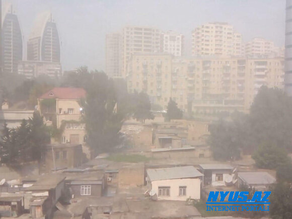 Bakıda müşahidə edilən tozlu hava sağlamlıqla bağlı problemlər yarada bilər - VİDEO