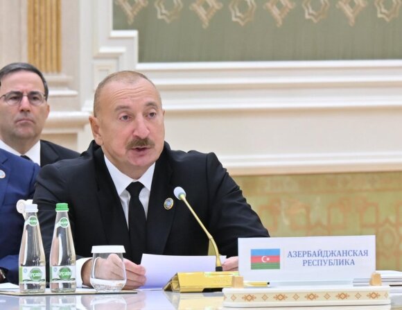 Prezident İlham Əliyev: Azərbaycanın Mərkəzi Asiya ölkələri ilə ticarət dövriyyəsi ötən il 50 faizdən çox artıb - (Tam çıxış)